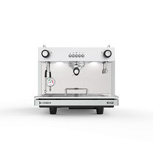 Профессиональная рожковая автоматическая кофемашина Crem EX2 Mini 1GR, подсветка бариста, высокая группа, белая в аренду